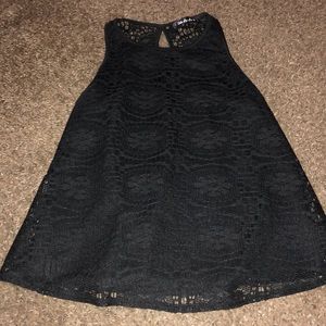 Lacey black tank